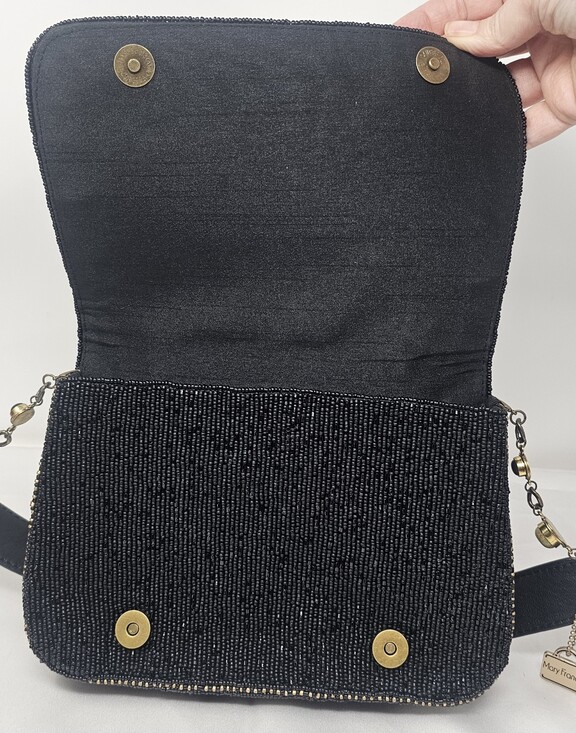 Mary Frances Wildflower Multicolor Beaded Handbag Shoulderbag Purse Flowers New - Picture 10 of 14